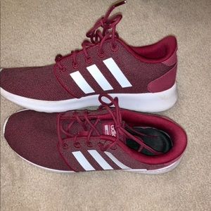 Cloudfoam QT racer Adidas shoes Burgundy 7.5
